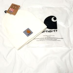 Carhartt Knit Women's White Beanie Hat